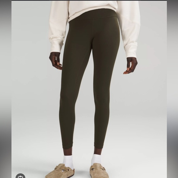 Olive Green Lululemon leggings - Picture 1 of 3